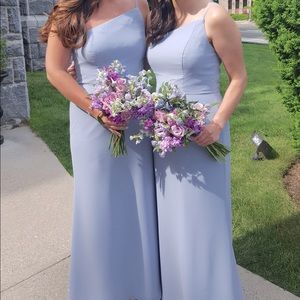 Cornflower Hayley Paige Bridesmaids Dress
